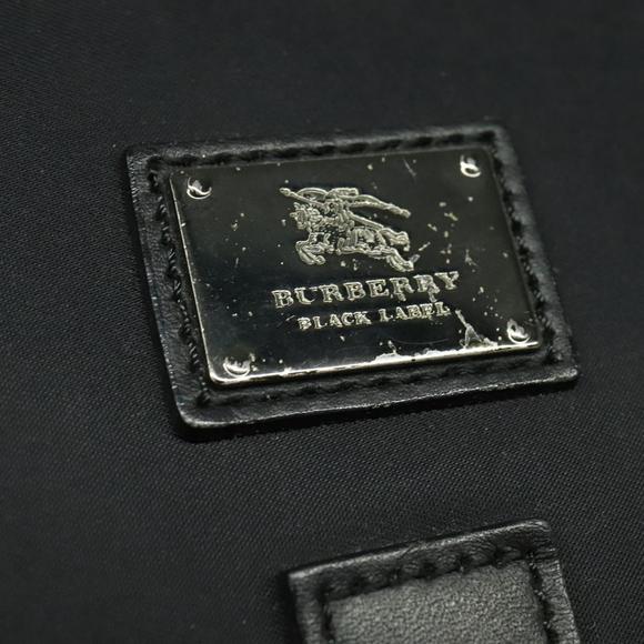 BURBERRY Black label Shoulder Bag Nylon Black Auth bs23895 - Picture 10 of 16